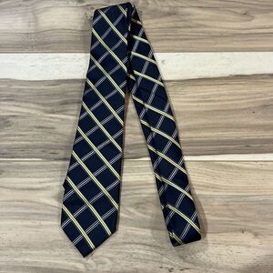 U.S.‎ Polo Assn. Blue Yellow Plaid Tie